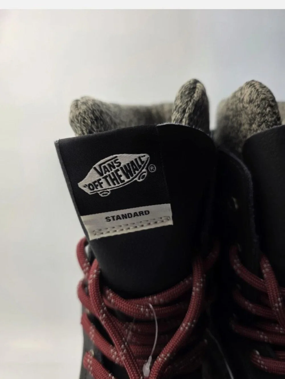 New Vans MTE Standard Black Red Lace Waterproof Boot